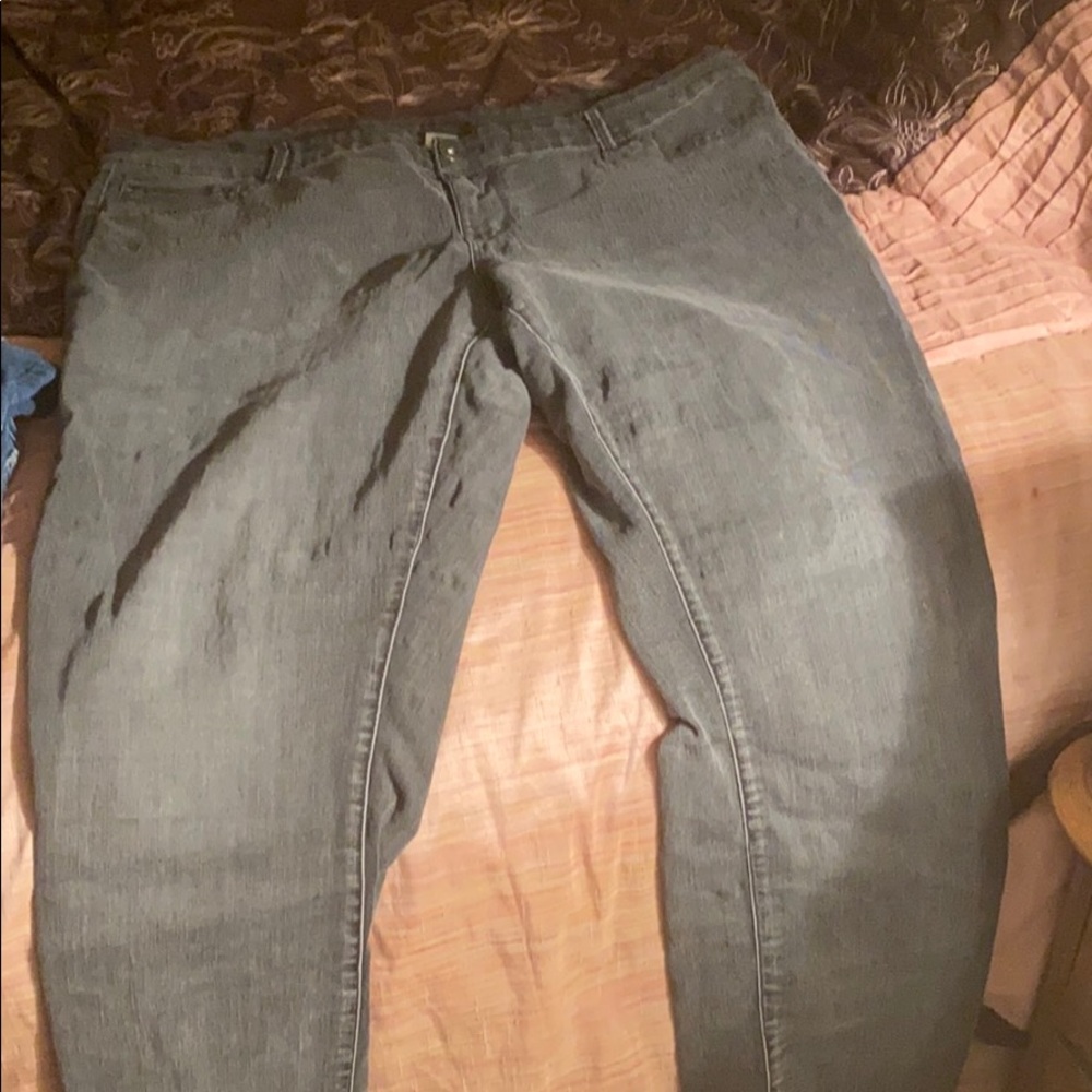 Maurices faded black stretch jeans
